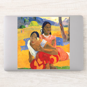 Paul Gauguin - Wann wirst du heiraten? Aufkleber