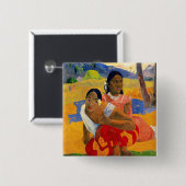 Paul Gauguin - Wann wirst du heiraten? Button (Vorne & Hinten)