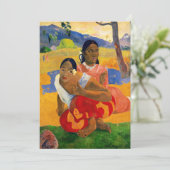 Paul Gauguin - Wann wirst du heiraten? Einladung (Stehend Vorderseite)