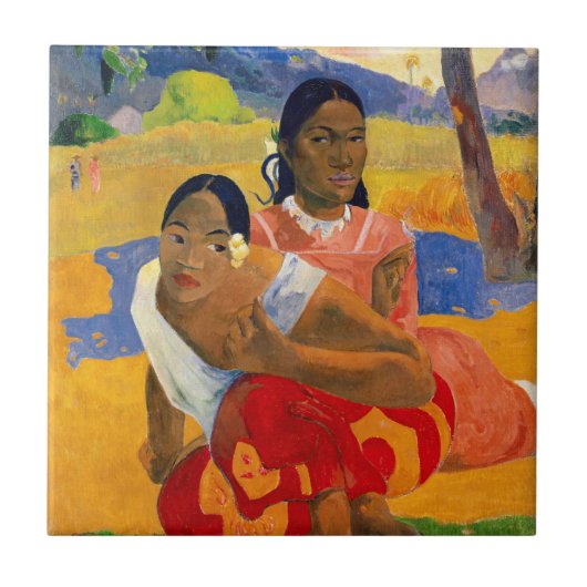Paul Gauguin - Wann wirst du heiraten? Fliese (Vorderseite)
