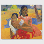 Paul Gauguin - Wann wirst du heiraten? Geschenkpapier (Flach)