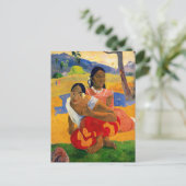 Paul Gauguin - Wann wirst du heiraten? Postkarte (Stehend Vorderseite)