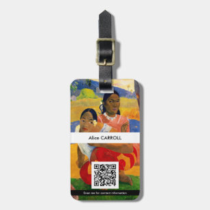 Paul Gauguin - Wann wirst du heiraten? - QR-Code Gepäckanhänger