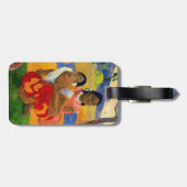 Paul Gauguin - Wann wirst du heiraten? - QR-Code Gepäckanhänger (Rückseite horizontal)