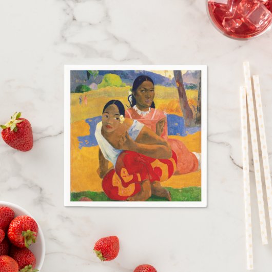 Paul Gauguin - Wann wirst du heiraten? Serviette (Beispiel)