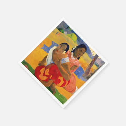 Paul Gauguin - Wann wirst du heiraten? Serviette (Ecke)