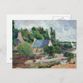 Paul Gauguin | Washerwomen in Pont-Aven, 1886 Postkarte (Vorne/Hinten)