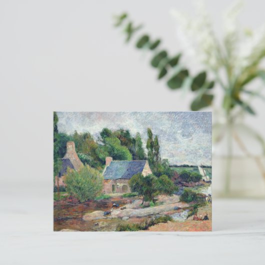 Paul Gauguin | Washerwomen in Pont-Aven, 1886 Postkarte (Stehend Vorderseite)