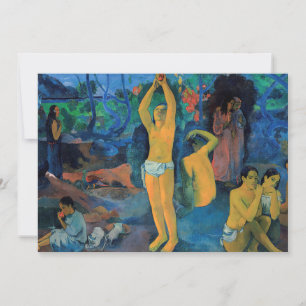 Paul Gauguin - Woher kommen wir? Dankeskarte