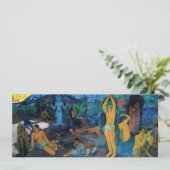 Paul Gauguin - Woher kommen wir? Einladung (Stehend Vorderseite)