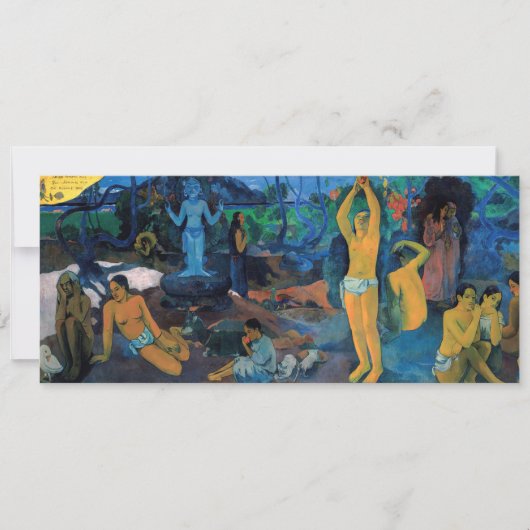 Paul Gauguin - Woher kommen wir? Einladung (Vorderseite)