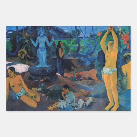 Paul Gauguin - Woher kommen wir? Geschenkpapier Set (Vorderseite)