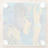 Paul Gauguin - Woher kommen wir? Glasuntersetzer (Rückseite)