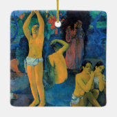 Paul Gauguin - Woher kommen wir? Keramikornament (Rückseite)