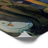 Paul Gauguin - Woher kommen wir? Poster (Ecke)