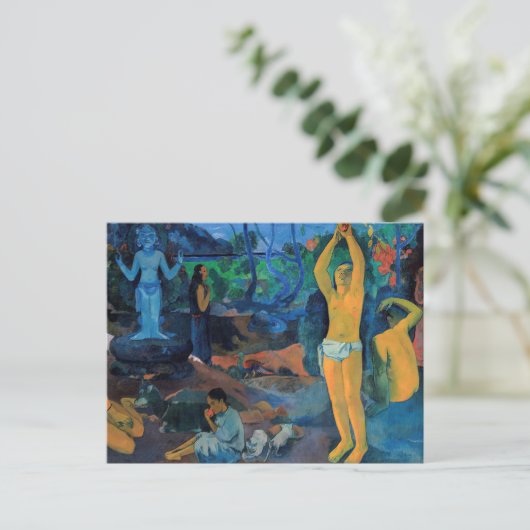 Paul Gauguin - Woher kommen wir? Postkarte (Stehend Vorderseite)