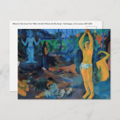 Paul Gauguin - Woher kommen wir? Postkarte (Vorne/Hinten)