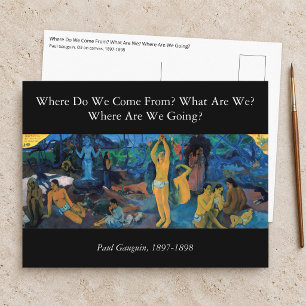 Paul Gauguin - Woher kommen wir? Postkarte