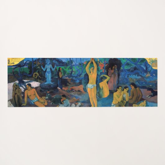 Paul Gauguin - Woher kommen wir? Yogamatte (Rückseite (Horizontal))