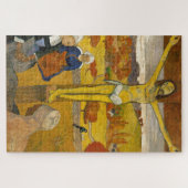 Paul Gauguin Yellow Christ Painting Puzzle (Horizontal)