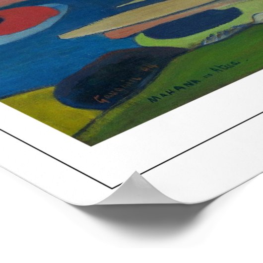 Paul Gauguin Zedign Art Poster #383 (Ecke)