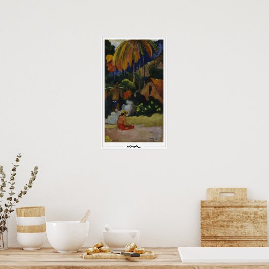 Paul Gauguin Zedign Art Poster #438 (Küche)