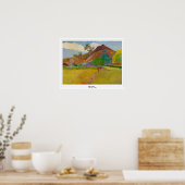 Paul Gauguin Zedign Art Poster #98 (Küche)