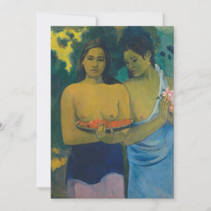 Paul Gauguin - Zwei Tahitianerinnen Einladung