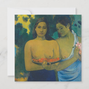 Paul Gauguin - Zwei Tahitianerinnen Einladung