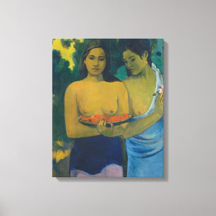 Paul Gauguin - Zwei Tahitianerinnen Leinwanddruck