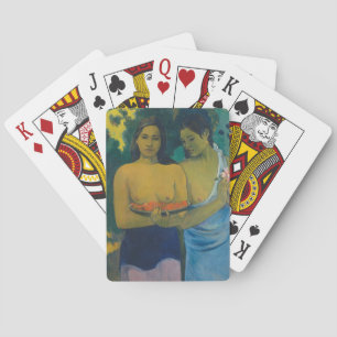 Paul Gauguin - Zwei Tahitianerinnen Spielkarten