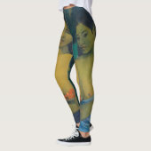 Paul Gauguin - Zwei tahitianische Frauen Leggings (Links)