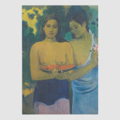 Paul Gauguin - Zwei tahitianische Frauen Seidenpapier