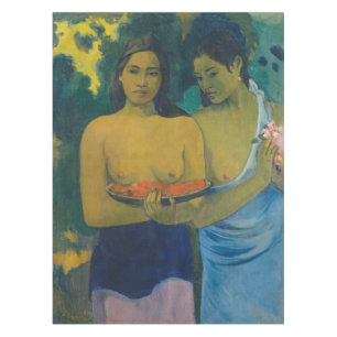Paul Gauguin - Zwei tahitianische Frauen Tischdecke
