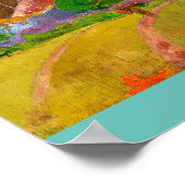 Paul Gauguins berühmtes Bild aus der Tahitianische Poster (Ecke)