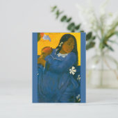 Paul Gauguins Frau mit einem Mango (1892) Postkarte (Stehend Vorderseite)