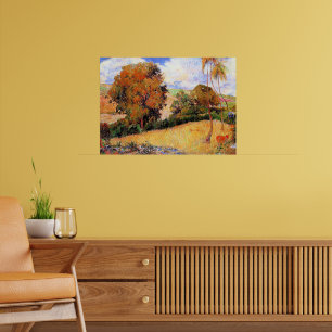 Paul Gauguins Gemälde, Wiese in Martinique, Poster