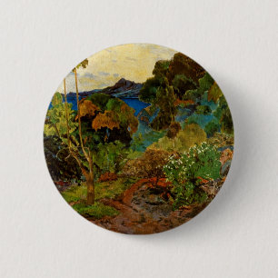 Paul Gauguins Landschaft Martinique (1887) Button