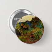 Paul Gauguins Landschaft Martinique (1887) Button (Vorne & Hinten)