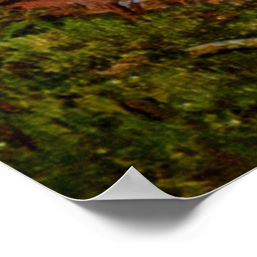 Paul Gauguins Landschaft Martinique (1887) Poster (Ecke)