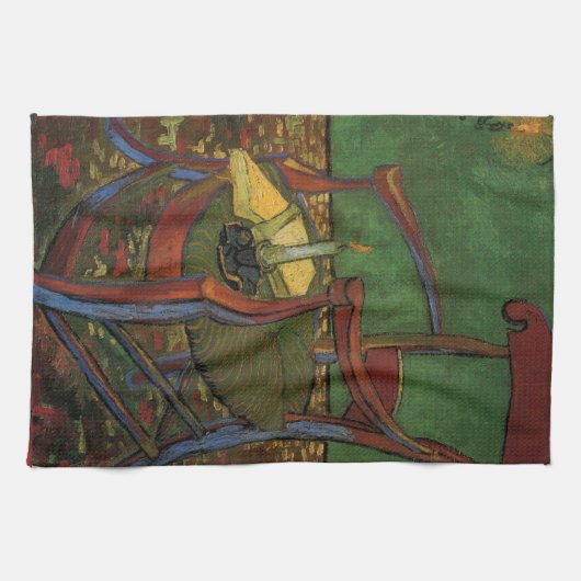 Paul Gauguins Sessel von Vincent van Gogh Geschirrtuch (Horizontal)
