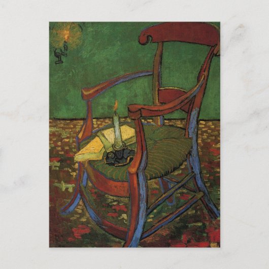 Paul Gauguins Sessel von Vincent van Gogh Postkarte (Vorderseite)