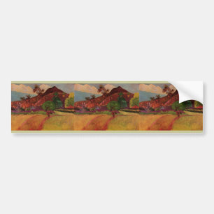Paul Gauguins Tahitianische Landschaft (1893) Autoaufkleber