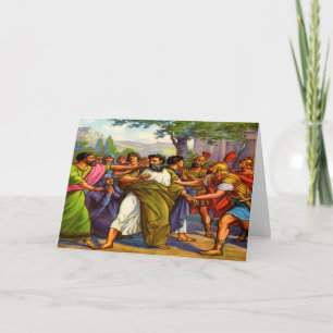 Paul geht ins Gefängnis Grußkarte Karte