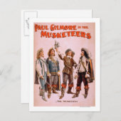 Paul Gilmore, Theater der Musketeers Postkarte (Vorne/Hinten)