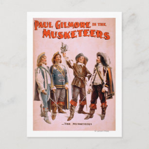 Paul Gilmore, Theater der Musketeers Postkarte