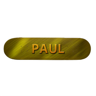 Paul-Goldkundenspezifische Skateboardplattform Skateboard