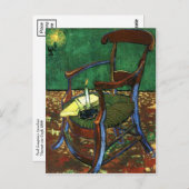 Paul Guaguins Sessel von Vincent van Gogh Postkarte (Vorne/Hinten)