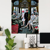 Paul-Gustave Fischer - Kopenhagener Straßenbahn Poster (Heimbüro)