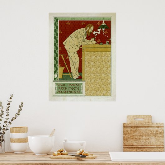 Paul Hankar, Architekt Poster (Küche)